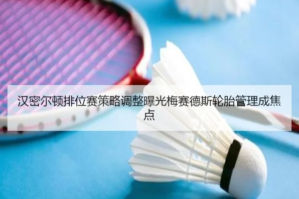 汉密尔顿排位赛策略调整曝光梅赛德斯轮胎管理成焦点